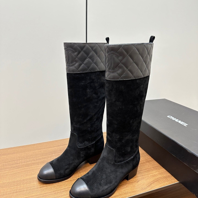 Ch*el leather shoes